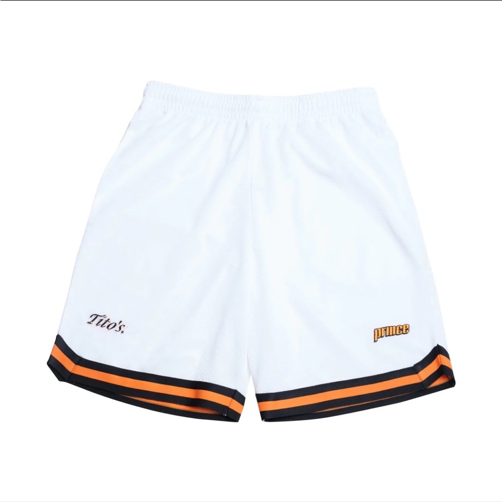 PRINCE VS TITO’S WHITE REFLEX SHORTS